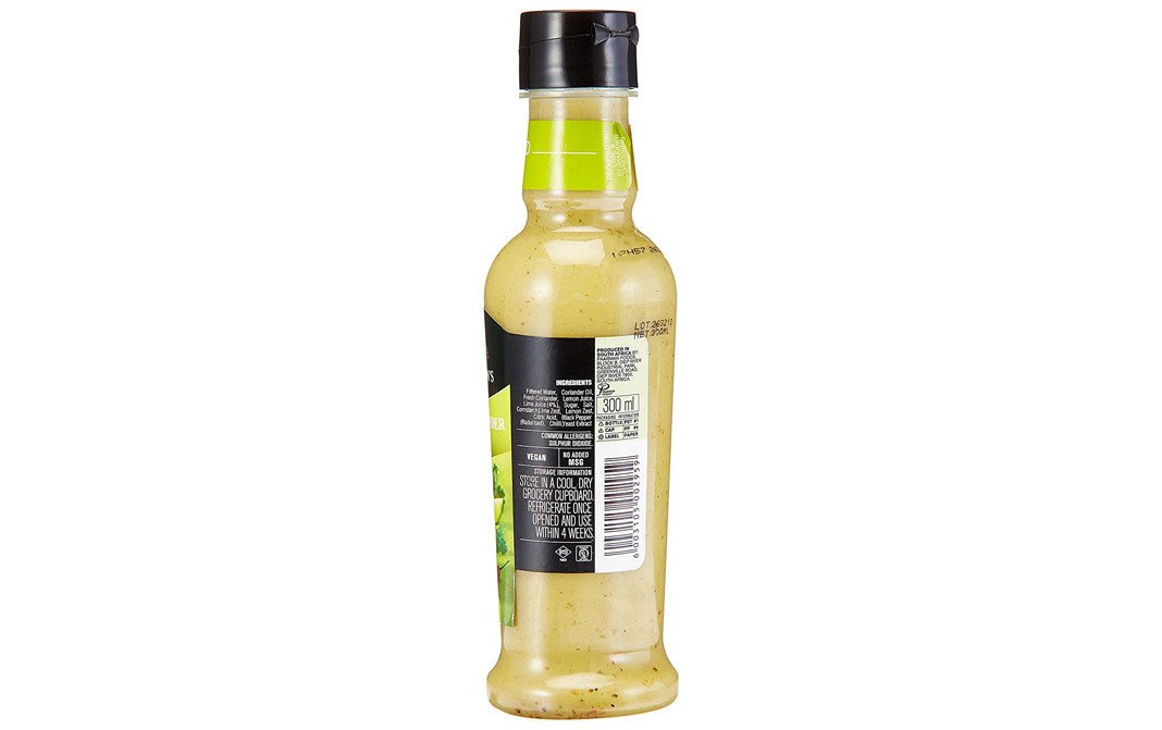 Ina Paarman's Lime & Coriander Sauce Reduced Oil   Glass Bottle  300 millilitre